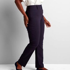 New Lane Bryant Navy Tighter Tummy High Rise Straight Pants 26